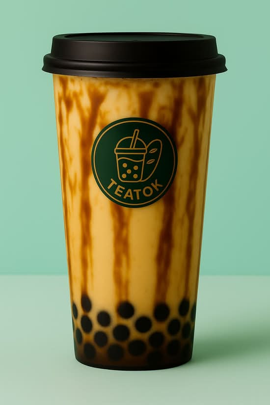 Amber Brown Sugar Boba Latte 琥珀黑糖波霸拿鐵